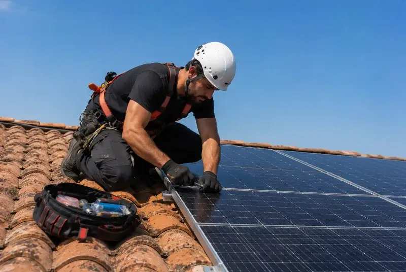 Maintenance et monitoring de panneaux solaires aux Roches-de-Condrieu